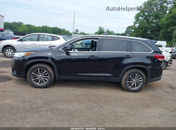 5TDJZRFH8KS626181 2019 TOYOTA HIGHLANDER Черный Панорамный вид салона 360°