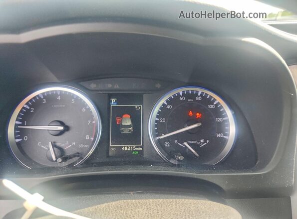 5TDJZRFH8KS915464 2019 TOYOTA HIGHLANDER Silver Instrument cluster view