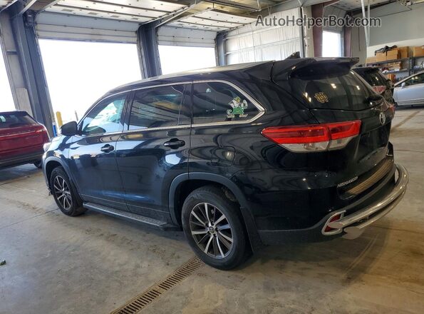 5TDJZRFH9HS394795 2017 TOYOTA HIGHLANDER Black Trasero izquierdo