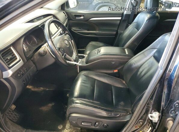 5TDJZRFH9HS394795 2017 TOYOTA HIGHLANDER Black Vista interior delantera