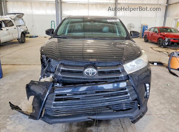 5TDJZRFH9HS394795 2017 TOYOTA HIGHLANDER Black Vista frontal