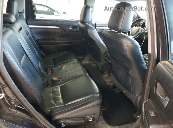 5TDJZRFH9HS394795 2017 TOYOTA HIGHLANDER Black Vista interior trasera
