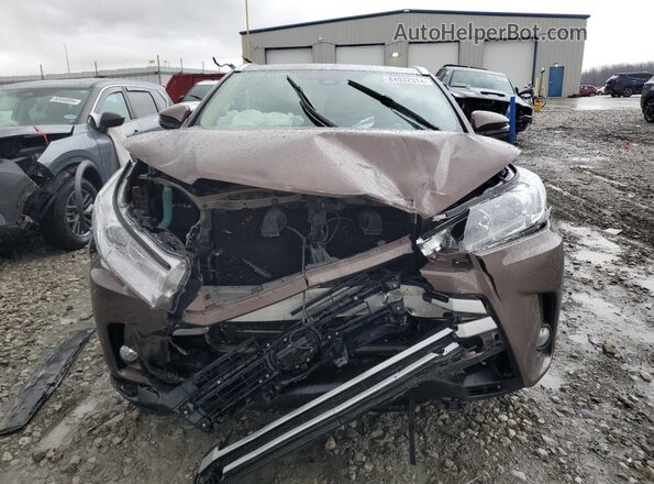 5TDJZRFH9HS424815 2017 TOYOTA HIGHLANDER Brown Դիմացի տեսք