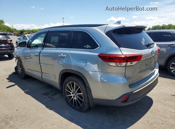5TDJZRFH9HS461038 2017 TOYOTA HIGHLANDER Silver Հետևի ձախ