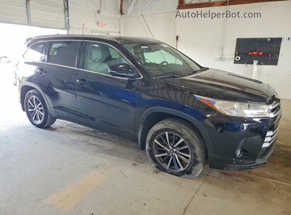 5TDJZRFH9HS510853 2017 TOYOTA HIGHLANDER Black Delantero derecho