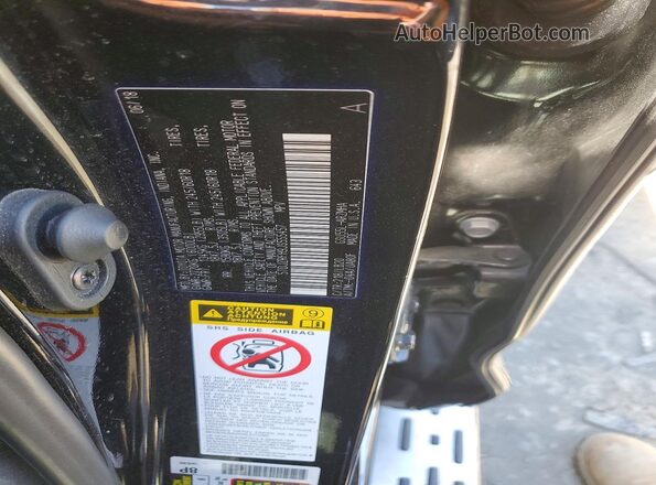 5TDJZRFH9JS555457 2018 TOYOTA HIGHLANDER Black Widok naklejki z numerem VIN