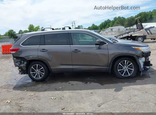 5TDJZRFH9JS818725 2018 TOYOTA HIGHLANDER Gray 360 interior view