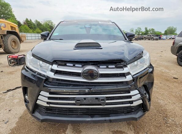 5TDJZRFH9JS887267 2018 TOYOTA HIGHLANDER Black Vista frontal