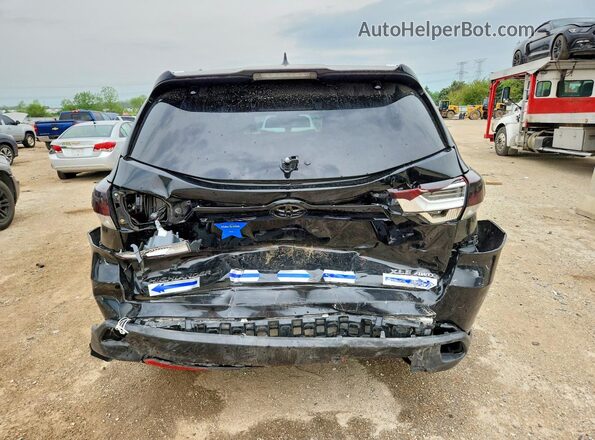 5TDJZRFH9JS887267 2018 TOYOTA HIGHLANDER Black Vista trasera