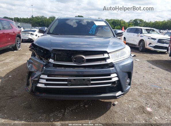 5TDJZRFH9JS892033 2018 TOYOTA HIGHLANDER Turquoise 