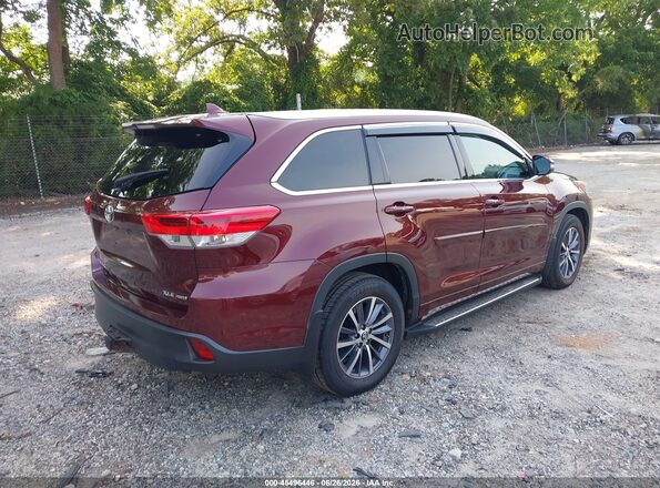 5TDJZRFHXHS449349 2017 TOYOTA HIGHLANDER Red Trasero derecho