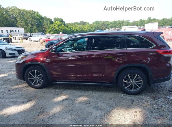 5TDJZRFHXHS449349 2017 TOYOTA HIGHLANDER Red Vista interior de 360 grados