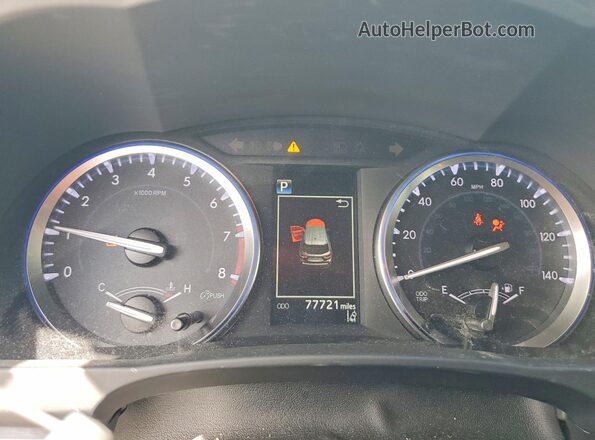 5TDJZRFHXHS520176 2017 TOYOTA HIGHLANDER Белый Вид щитка приборов