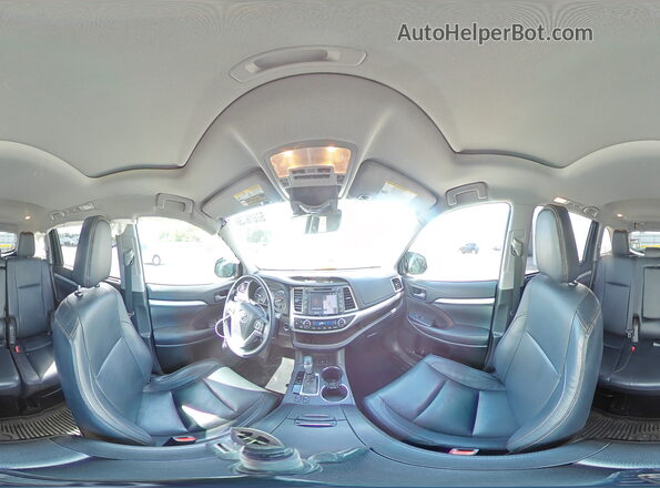 5TDJZRFHXHS520176 2017 TOYOTA HIGHLANDER Белый Панорамный вид салона 360°