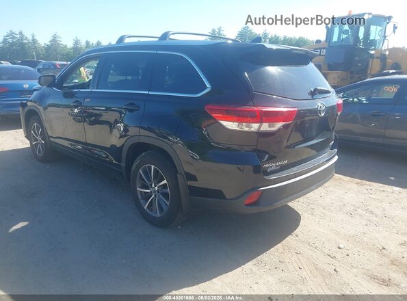 5TDJZRFHXJS531149 2018 TOYOTA HIGHLANDER Black უკანა მარცხენა