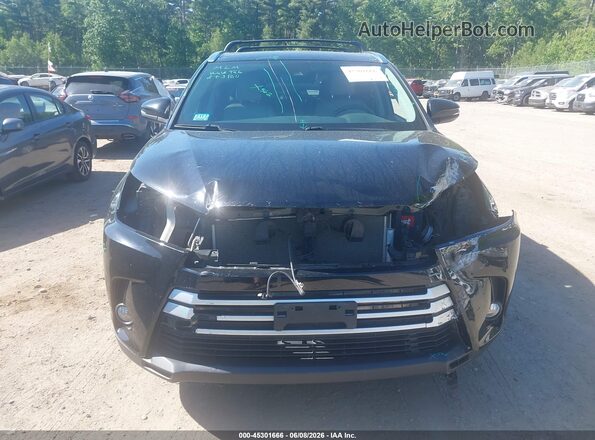 5TDJZRFHXJS531149 2018 TOYOTA HIGHLANDER Black უკანა სალონის ხედი