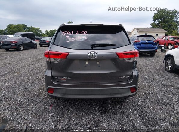 5TDJZRFHXJS561932 2018 TOYOTA HIGHLANDER Серый 