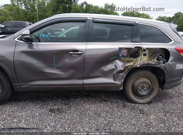 5TDJZRFHXJS561932 2018 TOYOTA HIGHLANDER Серый 