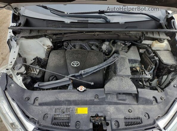 5TDJZRFHXJS816028 2018 TOYOTA HIGHLANDER White Вид підкапотного простору