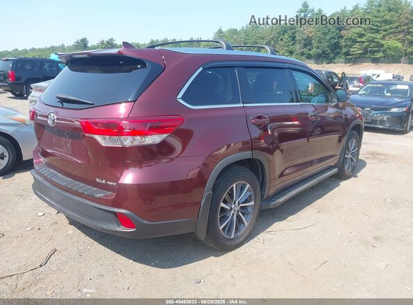 5TDJZRFHXJS833802 2018 TOYOTA HIGHLANDER Champagne Задняя правая четверть