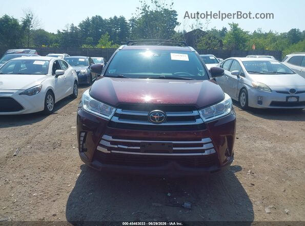 5TDJZRFHXJS833802 2018 TOYOTA HIGHLANDER Champagne Вид щитка приборов