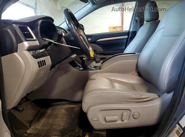 5TDJZRFHXKS985841 2019 TOYOTA HIGHLANDER Blue Սալոնի դիմացի տեսք