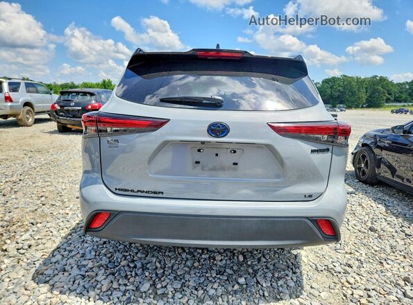5TDKARAH0RS536925 2024 TOYOTA HIGHLANDER Gray Հետևի տեսք