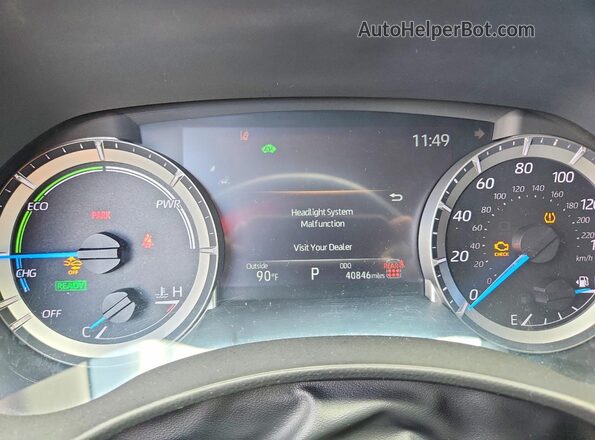 5TDKARAH0RS536925 2024 TOYOTA HIGHLANDER Gray Սարքավորումների վահանակի տեսք