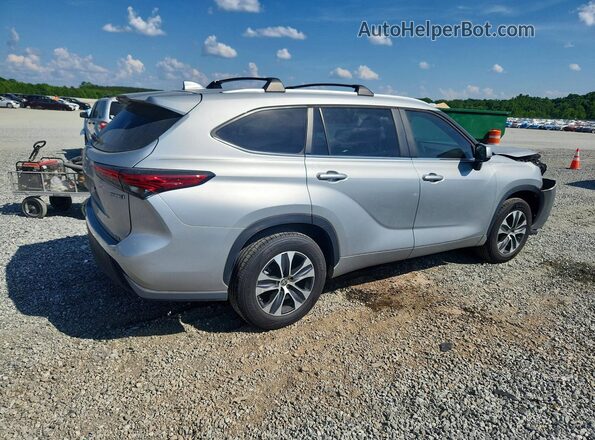 5TDKARAH5PS021741 2023 TOYOTA HIGHLANDER Silver Հետևի աջ