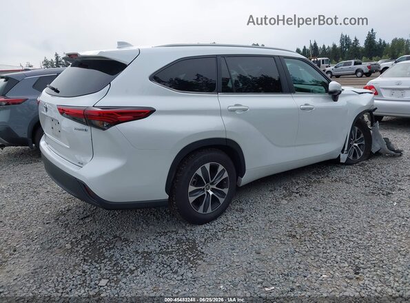 5TDKARAH8PS518928 2023 TOYOTA HIGHLANDER White Задня права чверть