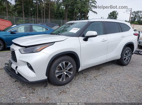 5TDKARAH8PS518928 2023 TOYOTA HIGHLANDER White Передня ліва чверть