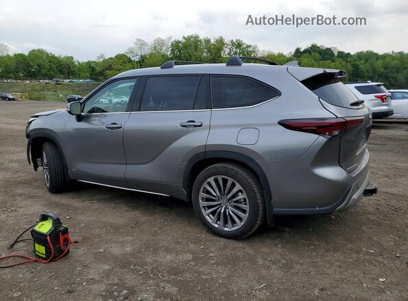 5TDKBRCH5SS662035 2025 TOYOTA HIGHLANDER Gray Rear left