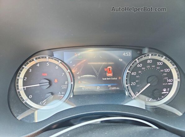 5TDKDRAH0PS018303 2023 TOYOTA HIGHLANDER Черный Вид щитка приборов