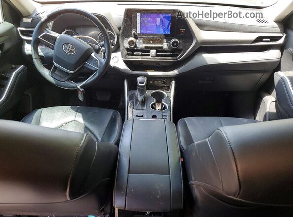 5TDKDRAH0PS026076 2023 TOYOTA HIGHLANDER Black Առջևի վահանակի տեսք