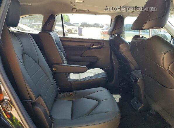 5TDKDRAH0PS026076 2023 TOYOTA HIGHLANDER Black Սալոնի հետևի տեսք