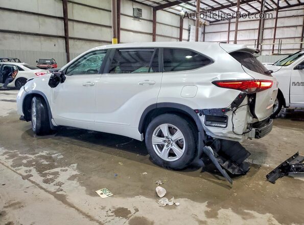 5TDKDRAH0PS030645 2023 TOYOTA HIGHLANDER White Հետևի ձախ