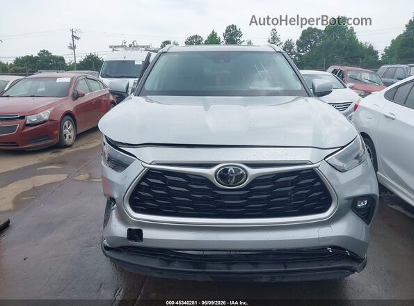 5TDKDRAH0PS048160 2023 TOYOTA HIGHLANDER Silver Widok zestawu wskaźników