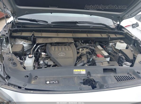 5TDKDRAH0PS048160 2023 TOYOTA HIGHLANDER Silver Widok z tyłu