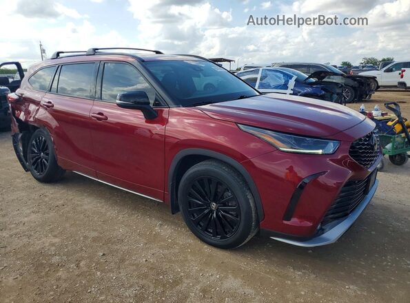 5TDKDRAH2PS515238 2023 TOYOTA HIGHLANDER Red წინა მარჯვენა