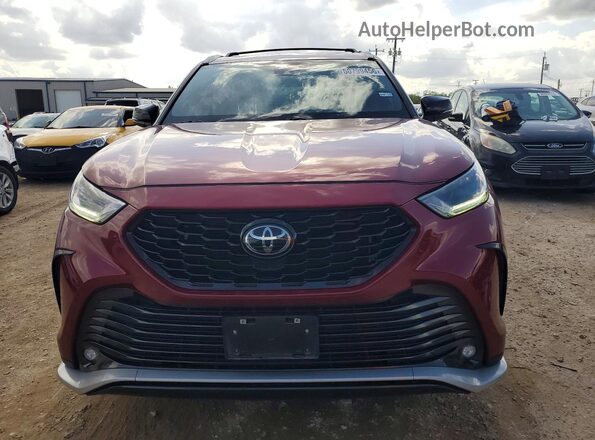 5TDKDRAH2PS515238 2023 TOYOTA HIGHLANDER Red წინა ხედი