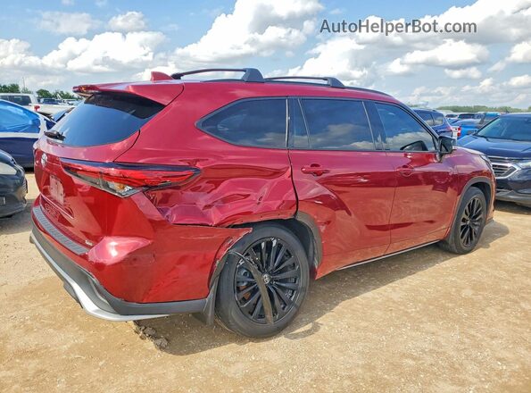 5TDKDRAH2PS515238 2023 TOYOTA HIGHLANDER Red უკანა მარჯვენა
