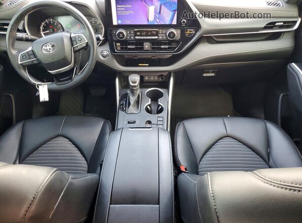 5TDKDRAH2PS515238 2023 TOYOTA HIGHLANDER Red წინა პანელის ხედი