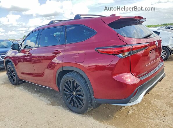 5TDKDRAH2PS515238 2023 TOYOTA HIGHLANDER Red უკანა მარცხენა