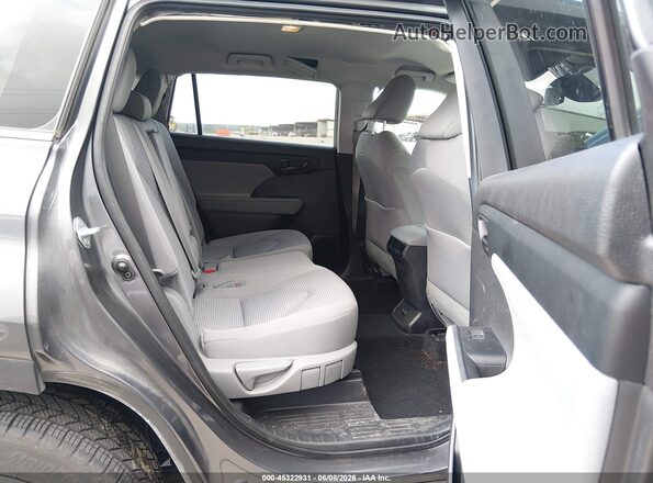 5TDKDRAH2RS531880 2024 TOYOTA HIGHLANDER Gray Vista de la etiqueta del VIN