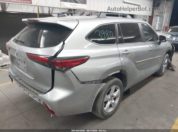 5TDKDRAH3PS517239 2023 TOYOTA HIGHLANDER Gray Rear right