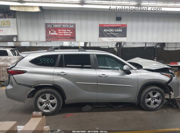 5TDKDRAH3PS517239 2023 TOYOTA HIGHLANDER Gray Instrument cluster view