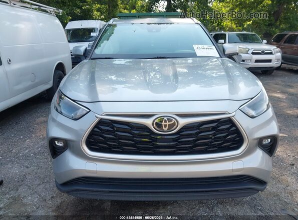 5TDKDRAH3RS528258 2024 TOYOTA HIGHLANDER Silver Սարքավորումների վահանակի տեսք