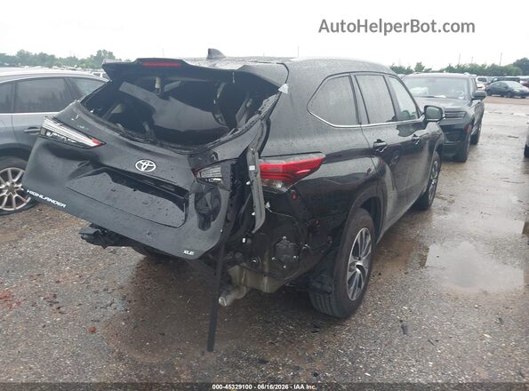 5TDKDRAH4PS035587 2023 TOYOTA HIGHLANDER Black Trasero derecho