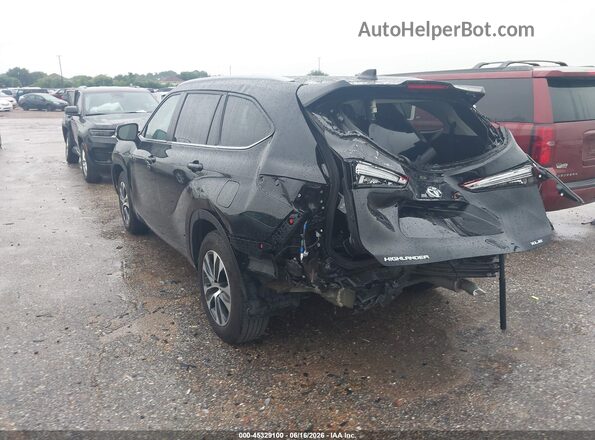 5TDKDRAH4PS035587 2023 TOYOTA HIGHLANDER Black Trasero izquierdo