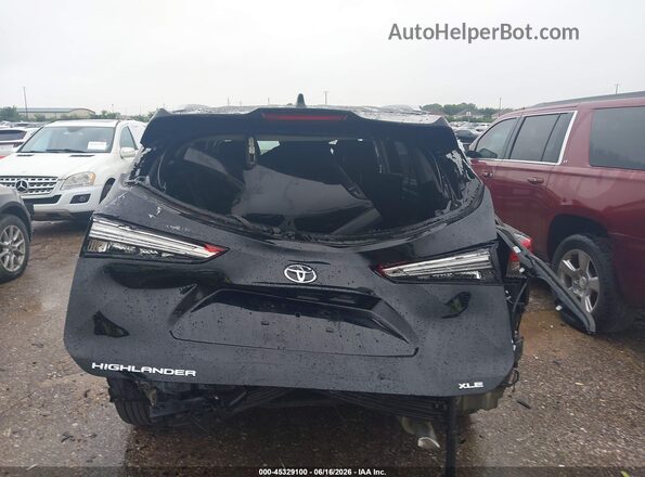 5TDKDRAH4PS035587 2023 TOYOTA HIGHLANDER Black Vista frontal